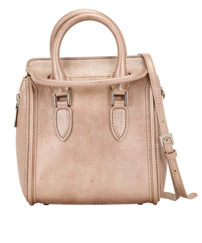 Mini Heroine, &pound;160, Handbags, Rose Gold, Leather, Front view